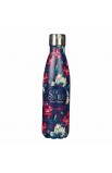 FLS067 - Water Bottle SS Navy Flowers Be Still & Know Ps. 46:10 - - 1 