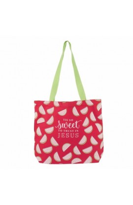 Tote Canvas Sweet to Trust in Jesus