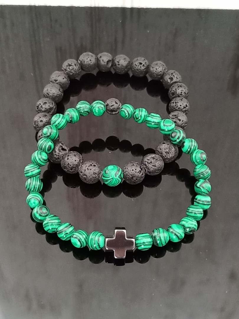 Dark green deals bracelet