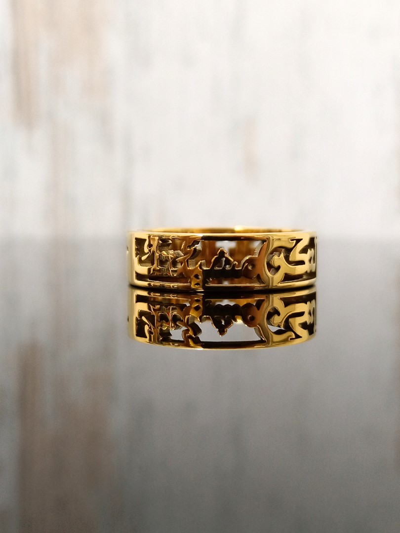 18K Custamized Arabic Name Ring/Arabic Ring/Name Plate Ring/Customized  Vault Gift/Bridesmaid Gift | Arabic jewelry, Bridal fashion jewelry,  Fashion earrings