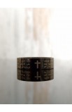 R09S - OUR FATHER RING BLACK صلاة الأبانا - - 5 