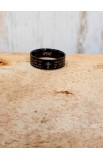 R09S - OUR FATHER RING BLACK صلاة الأبانا - - 10 