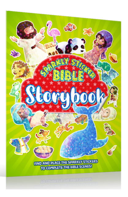 BK3050 - SPARKLY STICKER BIBLE STORYBOOK - - 1 