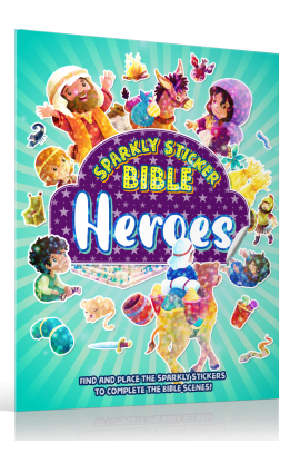 BK3049 - SPARKLY STICKER BIBLE HEROES - - 1 