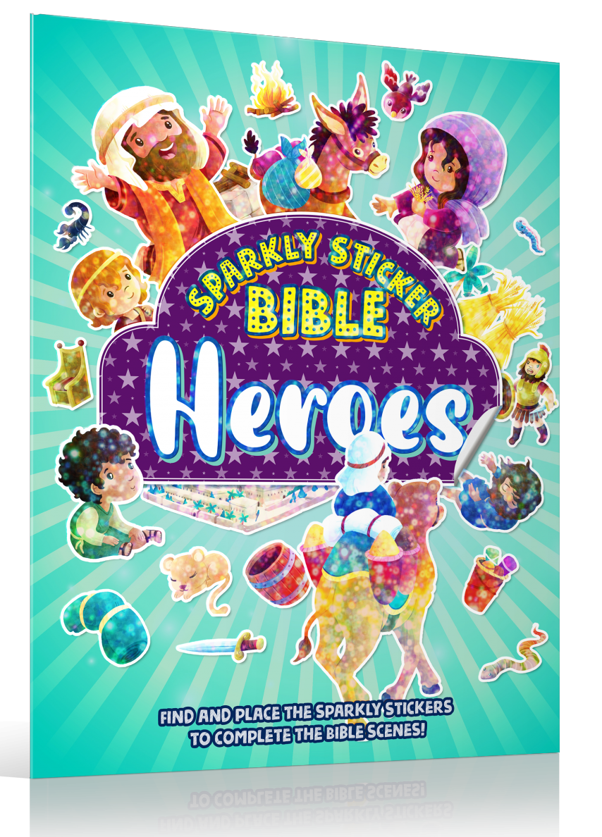 SPARKLY STICKER BIBLE HEROES 