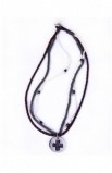 RL0018-03 - REAL LEATHER NECKLACE 3 - - 1 