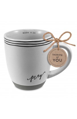 LCP18317 - Coffee Cup Textured Pray Mark11:24 16Oz - - 1 