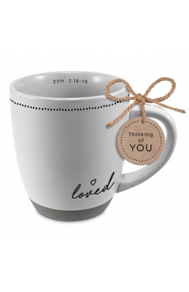 LCP18318 - Coffee Cup Textured Love Eph3:18,19 16Oz - - 1 