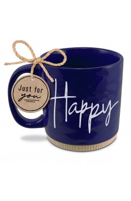 LCP18361 - Coffeecup Powerful Words Blue Happy 16Oz - - 1 