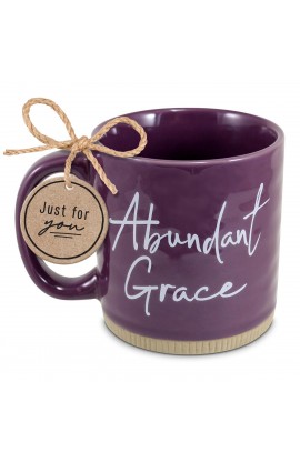 Mug Powerful Words Grace Purple 16 oz