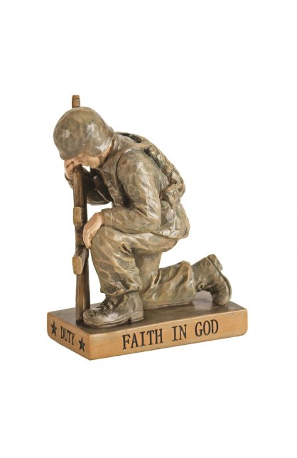 FIGRE-706 - Called to Pray Solider Figurine - - 1 