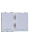JLW149 - Journal Wirebound White Teal Floral Be Still Ps 46:10 - - 4 