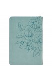 JL462 - Journal Classic Zip Teal Rejoice in the Lord Phil 4:4 - - 2 