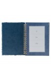 JLW143 - Journal Wirebound White Blue Floral By Grace Eph 2:8 - - 3 