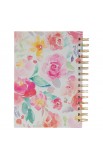 JLW140 - Journal Wirebound Multicolored Floral All Things Through Christ Phil 4:13 - - 2 