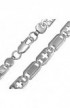ST0224 - STAINLESS STEEL LOBSTER CLAW CLASP CUT OUT CROSS OVAL TAG LINK CHAIN - - 1 
