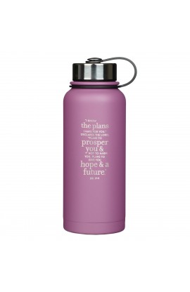 Water Bottle SS Lilac I Know the Plans Jer 29:11