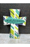 TCR-140 - THE LORD BLESS YOU CROSS TBLT RESIN - - 4 