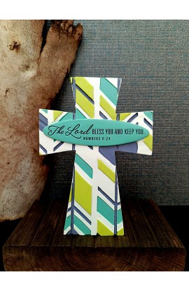 TCR-140 - THE LORD BLESS YOU CROSS TBLT RESIN - - 1 
