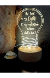 TCNLA001 - THE LORD IS MY LIGHT NIGHT LIGHT - - 3 