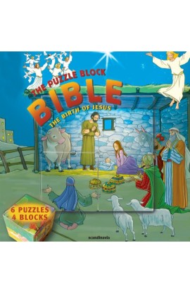 BK3087 - The Birth of Jesus Puzzle Block Bible - - 1 