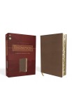 BK3100 - NKJV Thompson Chain-Reference Bible Leathersoft Brown Red Letter Thumb Indexed - - 8 