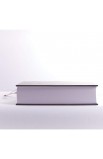 BK3107 - NKJV Single-Column Reference Bible Cloth Over Board Gray Comfort Print - - 6 