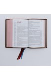 BK3107 - NKJV Single-Column Reference Bible Cloth Over Board Gray Comfort Print - - 7 