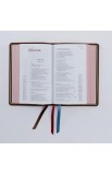 BK3107 - NKJV Single-Column Reference Bible Cloth Over Board Gray Comfort Print - - 8 