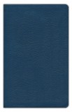 BK3111 - NKJV Single-Column Reference Bible Genuine Leather Blue Comfort Print - - 2 