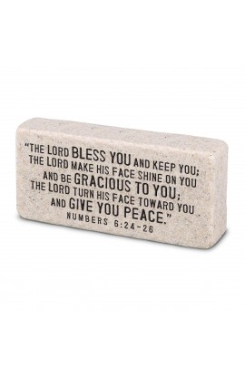 LCP40603 - Tabletop Scripture Block Blessed 2.25H - - 1 