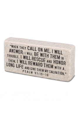 LCP40607 - Tabletop Scripture Block Call On Me2.25 - - 1 