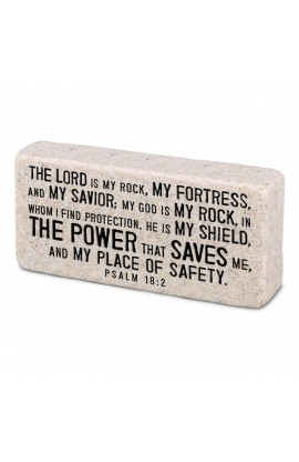 LCP40610 - Scripture Block The Lord Is My Rock - - 1 