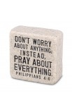 LCP40763 - Tabletop Scripture Stone Pray 2.25H - - 1 