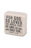 LCP40764 - Tabletop Scripture Stone Love 2.25 John - - 1 