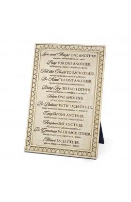 LCP45005 - Tabletop Word Study Plaque One Another - - 1 
