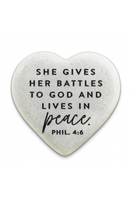 LCP40743 - Scripture Stone Hope Heart Peace - - 1 