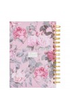 Journal Wirebound Pink Floral More Precious Than Rubies Prov. 31:10