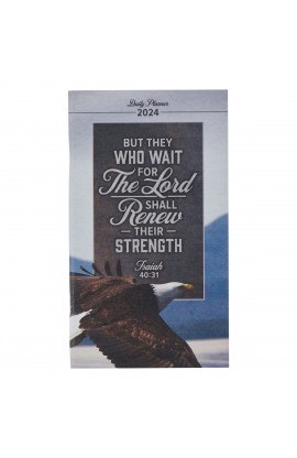 DP414 - 2024 Daily Planner Sm Wait For The Lord Isa. 40:31 - - 1 