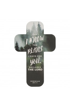 BMC168 - Cross Bookmark Forest I Know the Plans Jer. 29:11 - - 1 