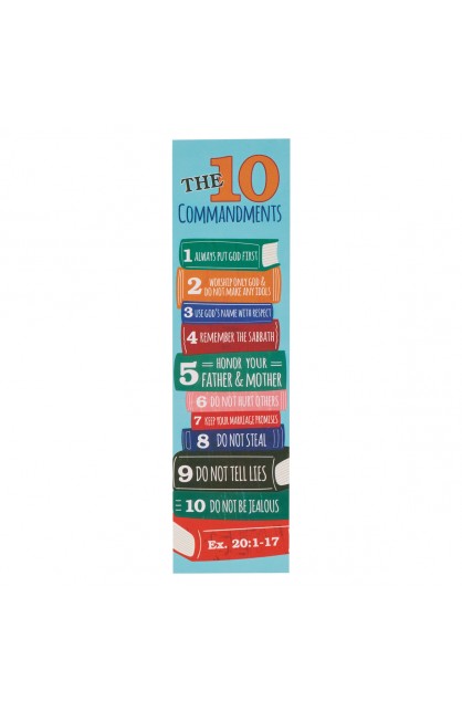 BMP121 - Bookmark Pack Books The 10 Commandments Ex. 20:1-17 - - 1 
