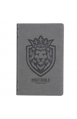KJV Bible Gift Edition Faux Leather Gray