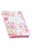 SGB014 - NLT The Spiritual Growth Bible Faux Leather Pink/Purple Floral Printed - - 3 
