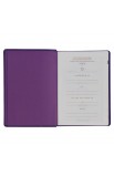 SGB015 - NLT The Spiritual Growth Bible Faux Leather Purple Floral - - 4 