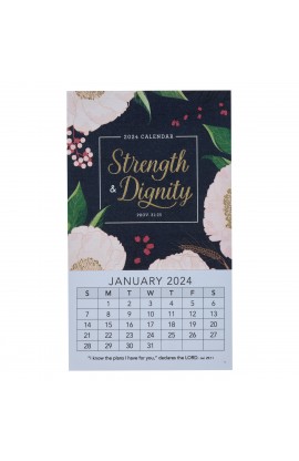 MMC357 - 2024 Mini Magnetic Calendar Strength & Dignity Prov. 31:25 - - 1 
