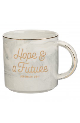 Mug Gray Marbled Hope & a Future Jer. 29:11