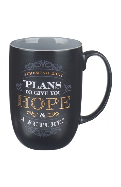 Mug Black/Gray Hope & a Future Jer. 29:11