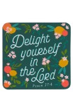 Magnet Dk Teal Lemons Delight Yourself Ps. 37:4