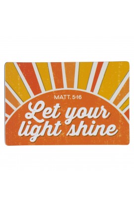 Magnet Sun Let Your Light Shine Matt. 5:16
