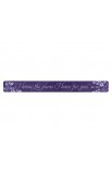 Magnetic Strip Purple Floral I Know the Plans Jer. 29:11